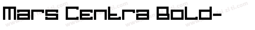 Mars Centra Bold字体转换